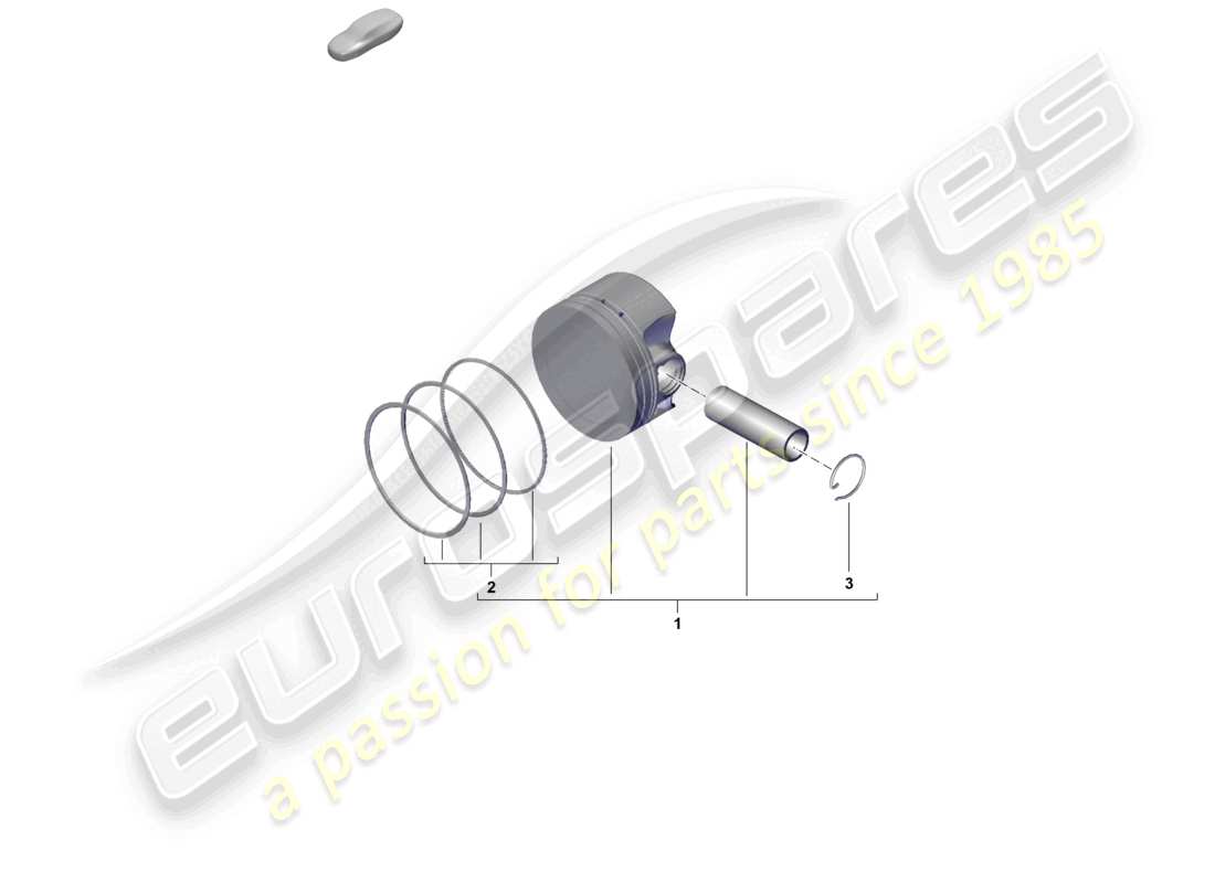 porsche 2025 (992-2) piston part diagram