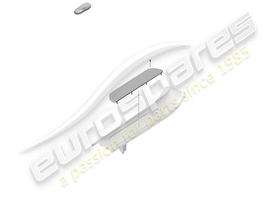 porsche 2025 (panamera 976) sill trim strip rear part diagram