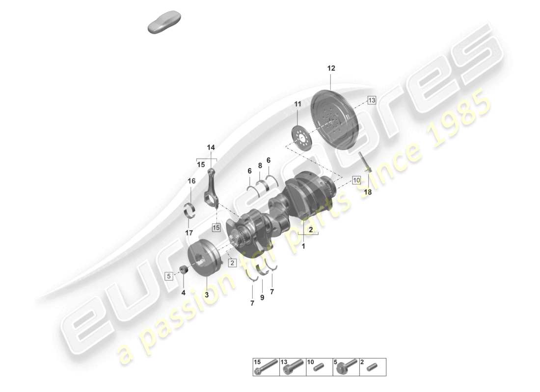 part diagram containing part number pac105019a
