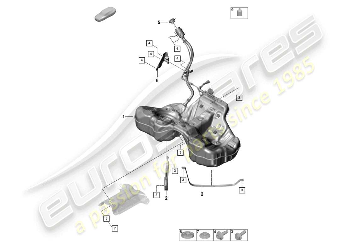 VIEW PARTS DIAGRAMS FROM THE PORSCHE PANAMERA PARTS CATALOGUE a part diagram from the porsche panamera parts catalogue