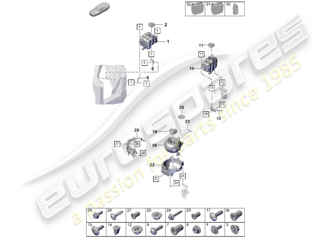 part diagram containing part number pab121321b