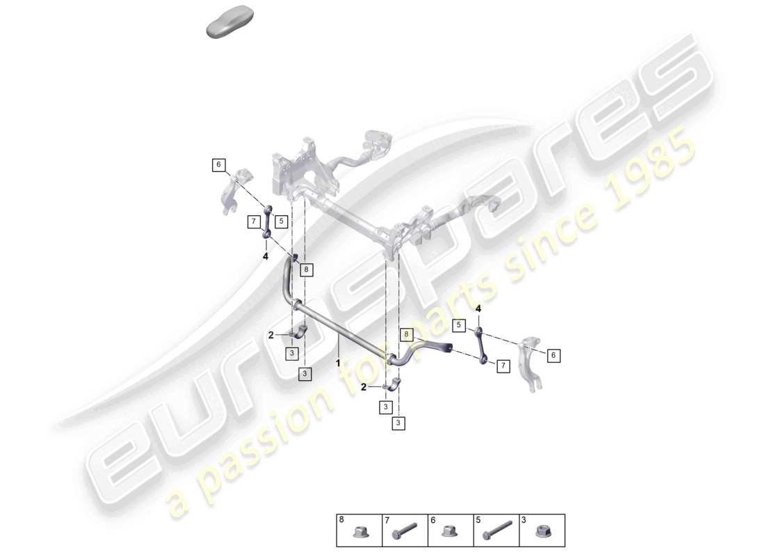 VIEW PARTS DIAGRAMS FROM THE PORSCHE CAYENNE PARTS CATALOGUE a part diagram from the porsche cayenne parts catalogue