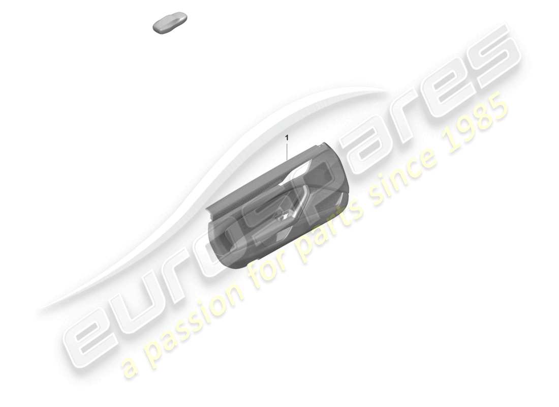 porsche 2021 (992-1 gt3/rs/st) door panel for vehicles with leather trim touring package part diagram