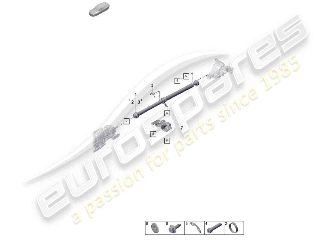 part diagram containing part number paf10848901