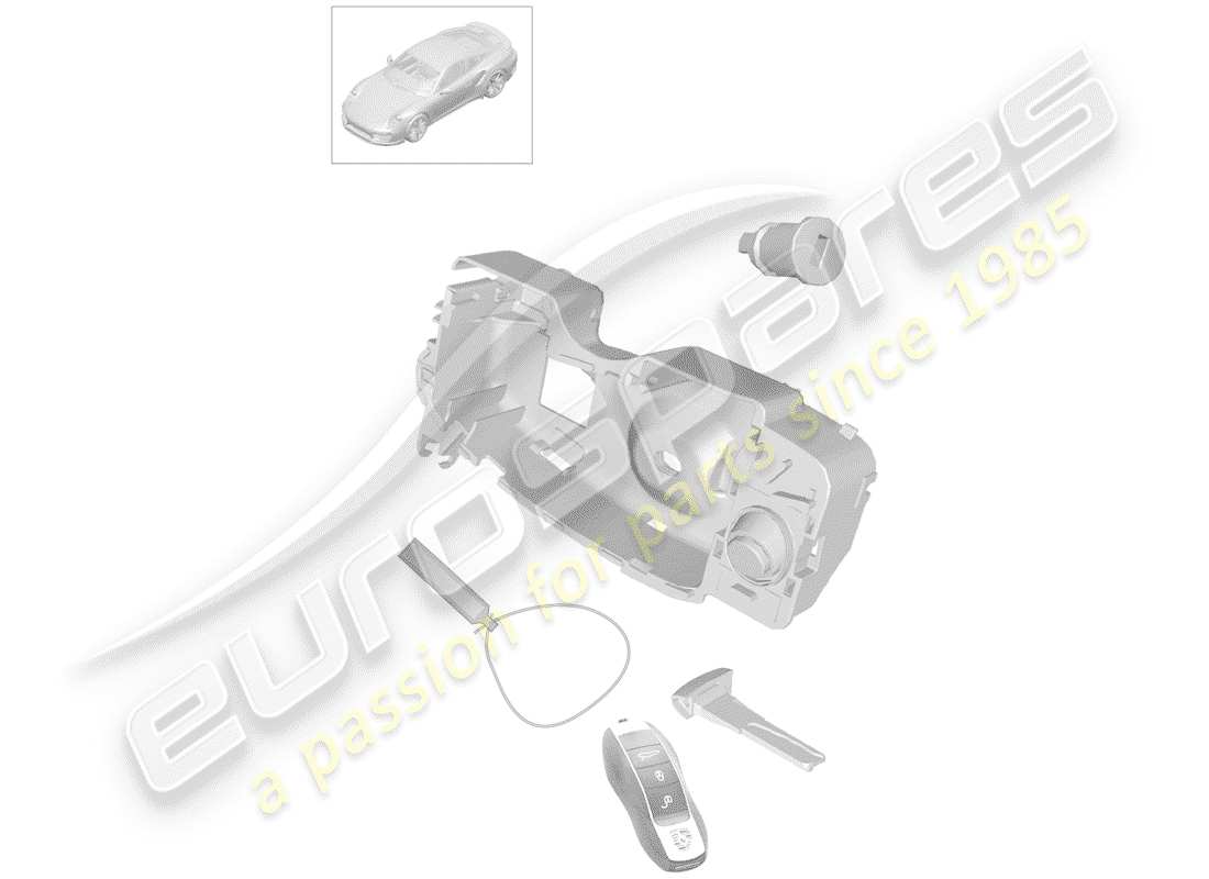 porsche 2018 (991-2 turbo) repair kit part diagram