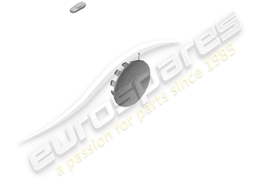 porsche 2021 (718 cayman gt4) hub cap parts diagram