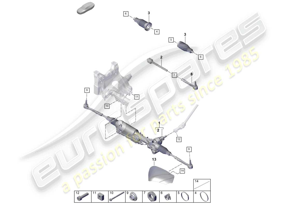 part diagram containing part number pab423055k