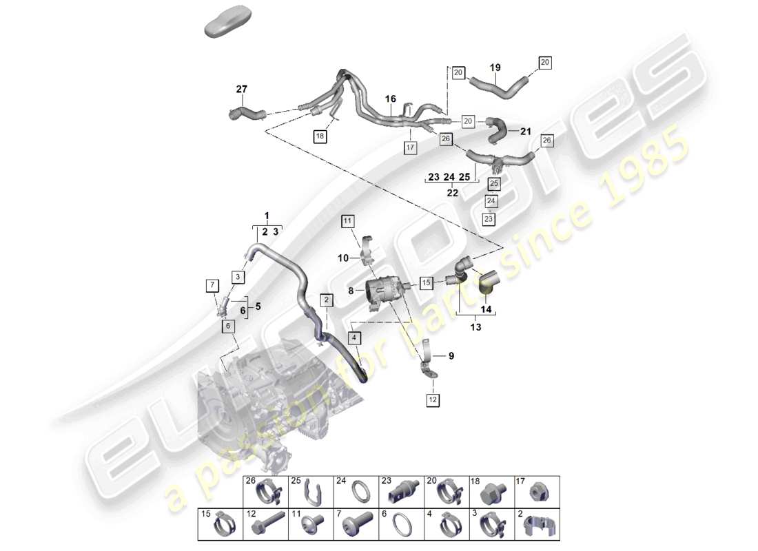 part diagram containing part number 9a7422379