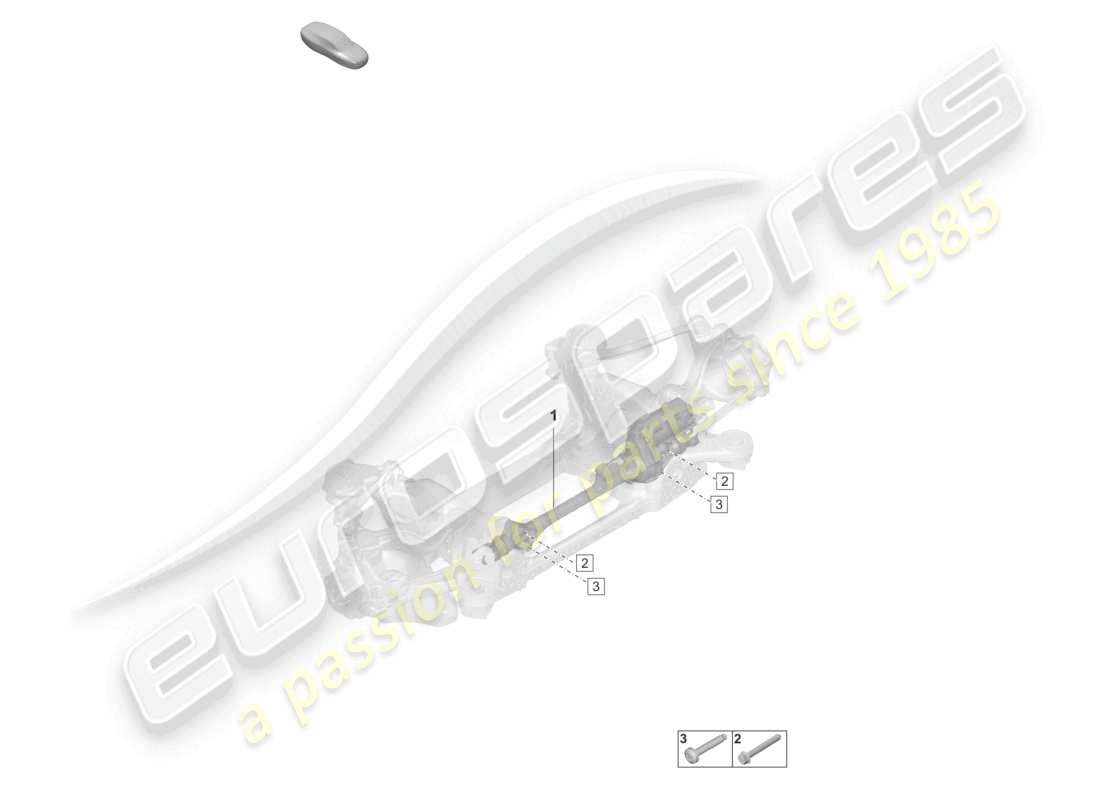 porsche 2023 (taycan 9j1-1) steering rear axle part diagram