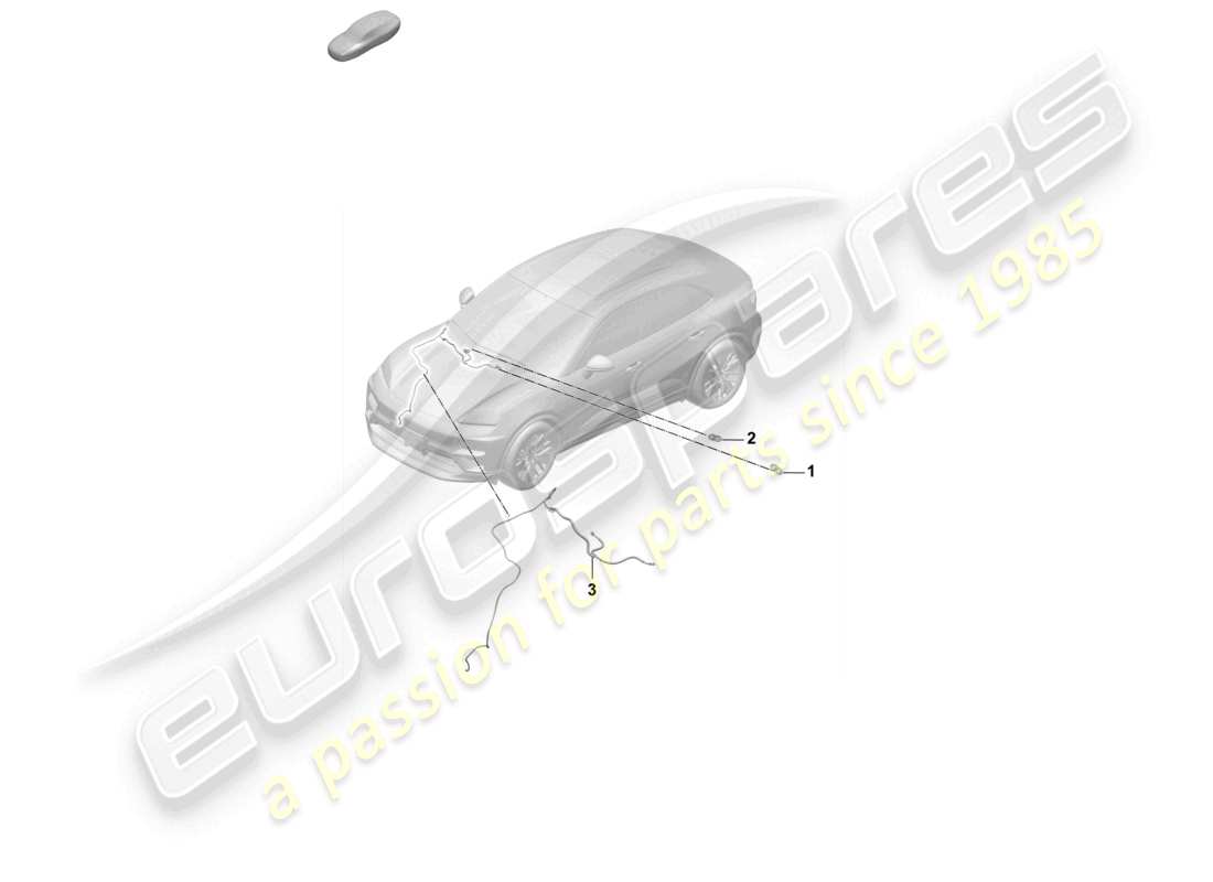 porsche 2025 (macan-e) hose front water jet parts diagram