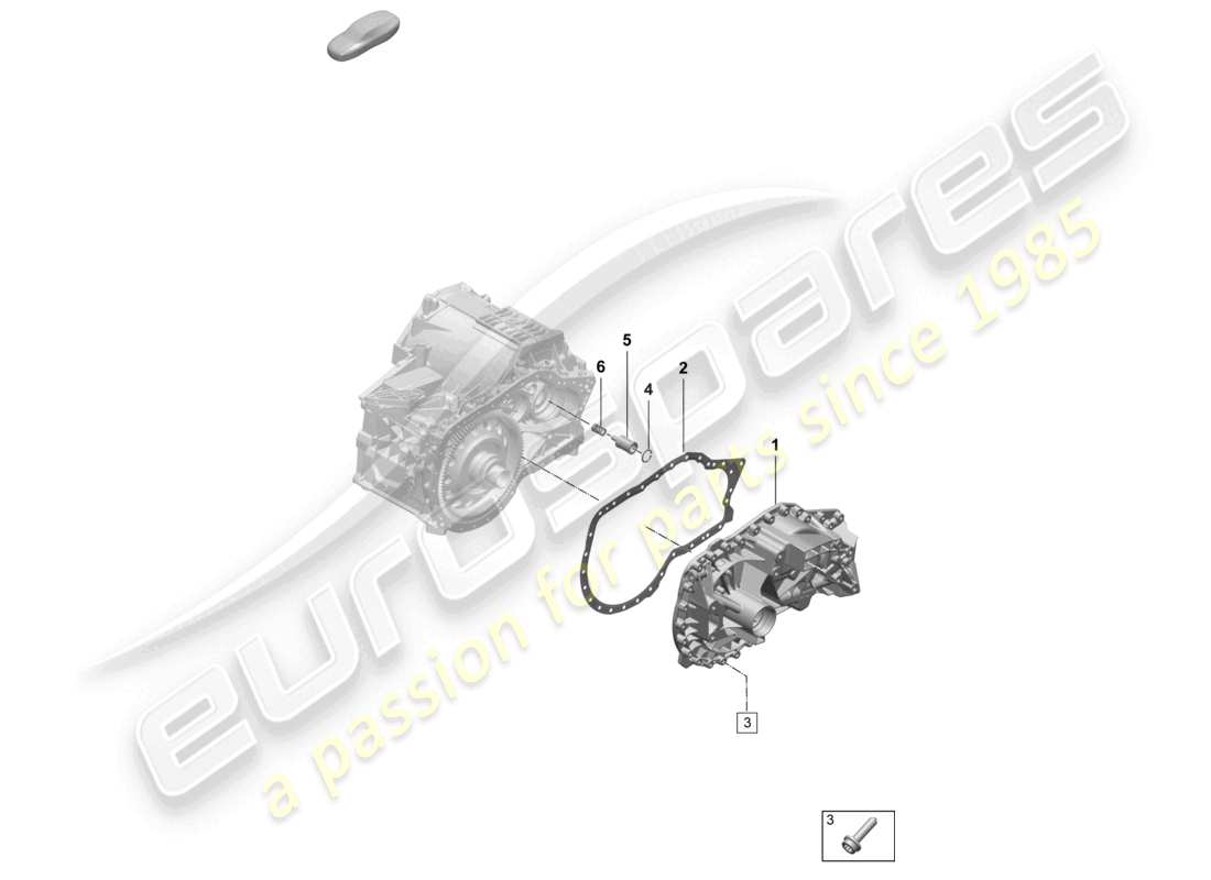 porsche 2025 (macan-e) gear housing macan turbo macan 4s parts diagram