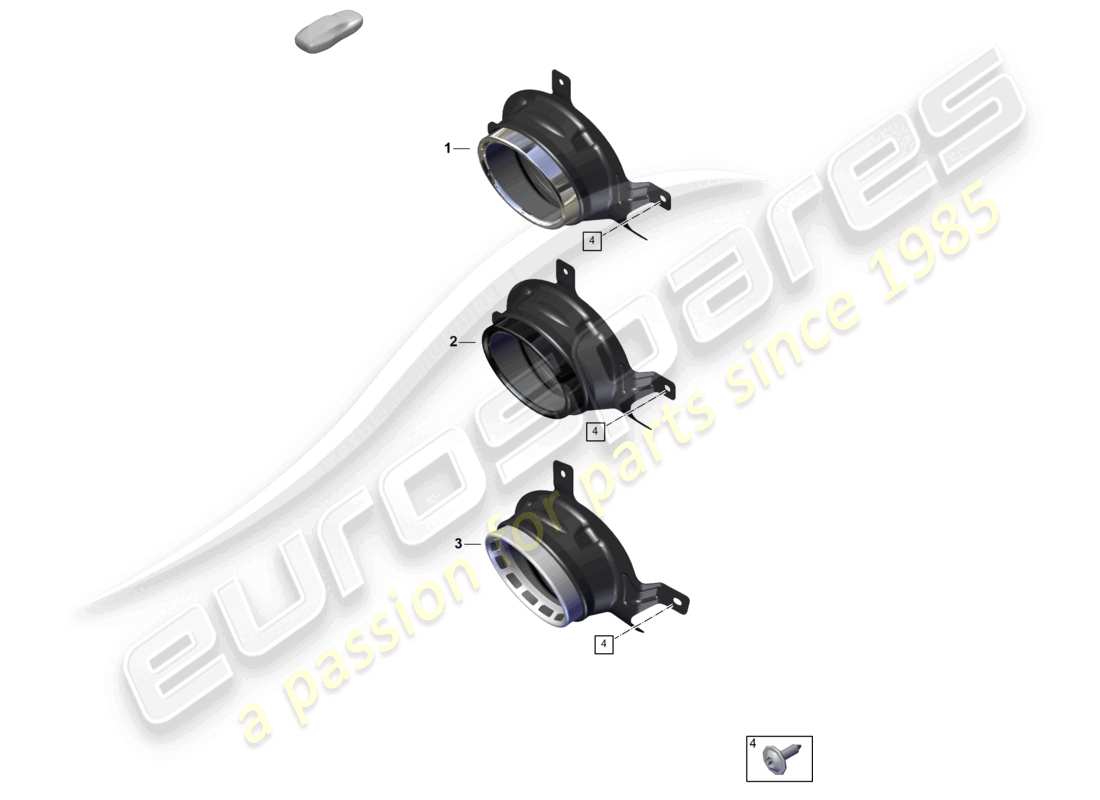 porsche 2026 (992-2) exhaust tail pipe for sports exhaust system part diagram