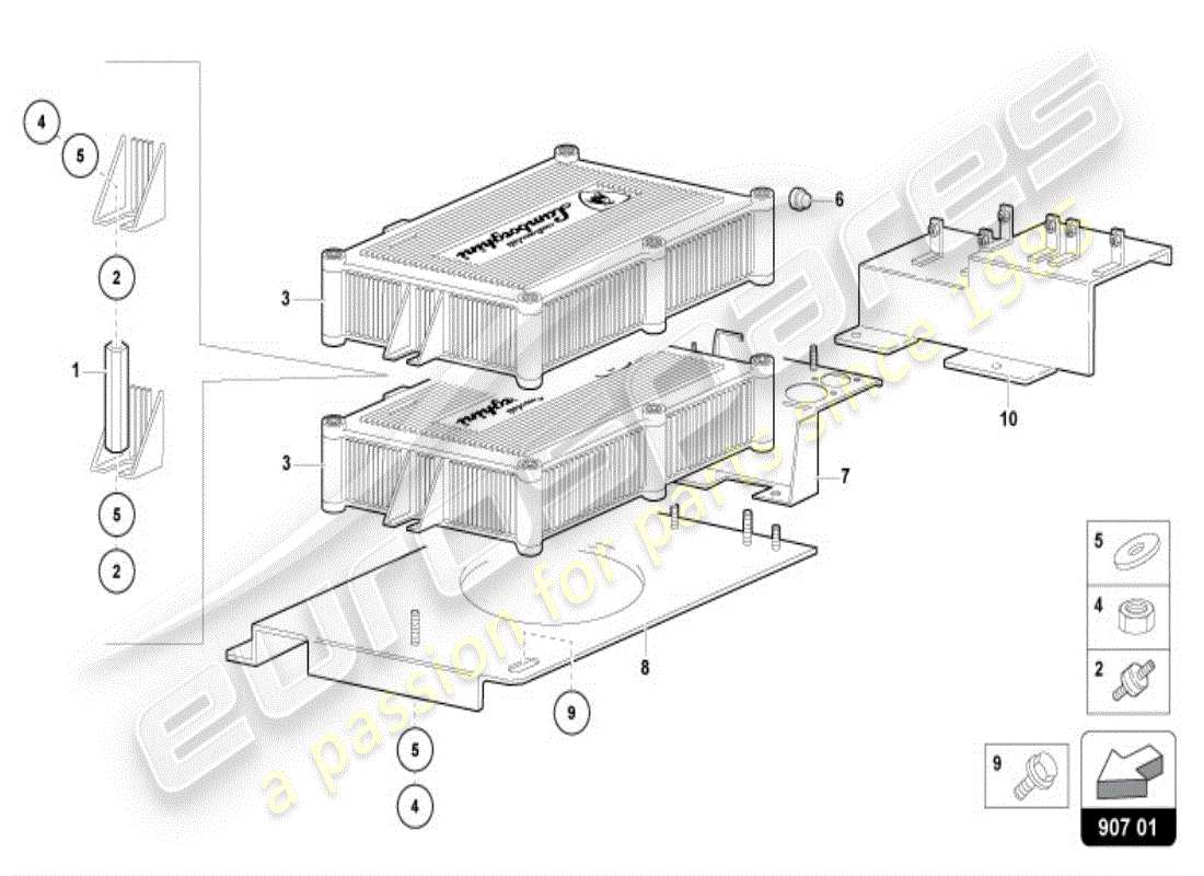lamborghini diablo vt (1996) electrics parts diagram