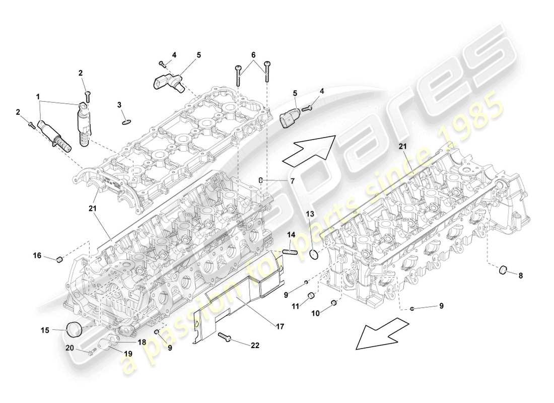 lamborghini gallardo spyder (2008) impulse sender parts diagram