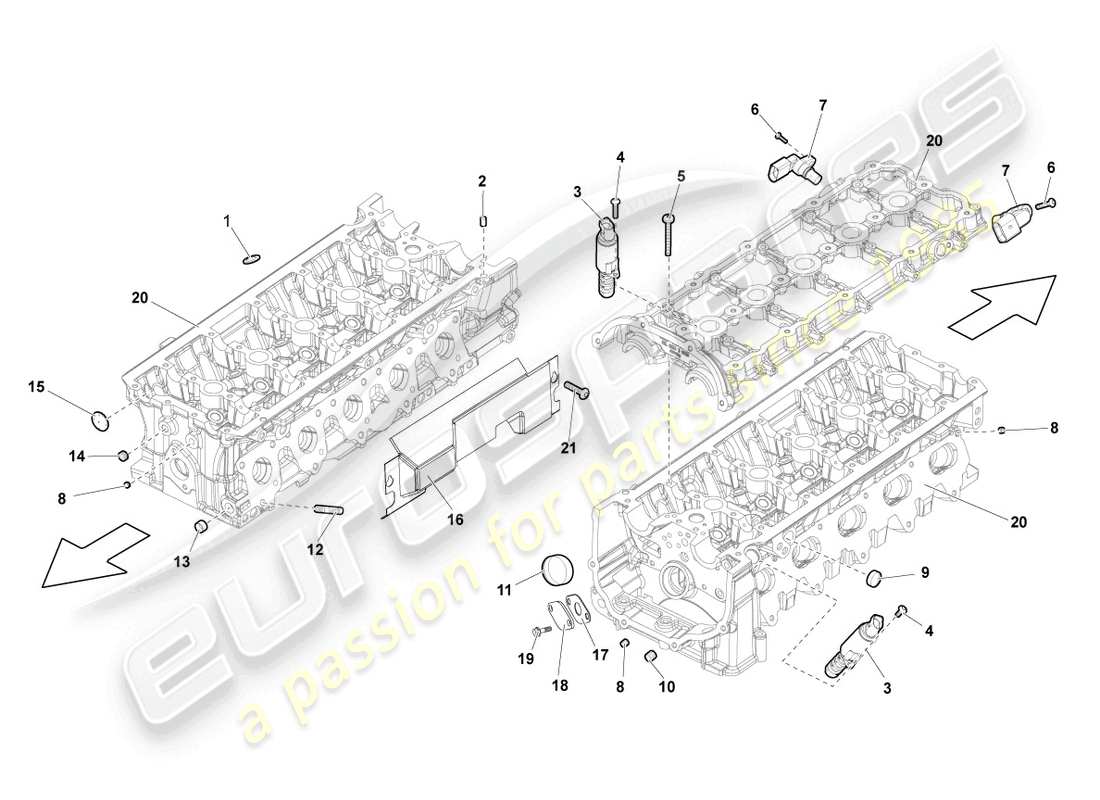 lamborghini gallardo spyder (2008) impulse sender part diagram