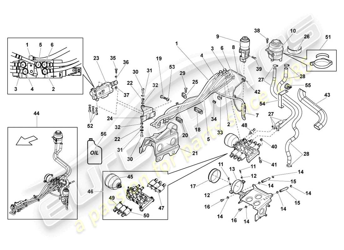 lamborghini reventon gear selector parts diagram