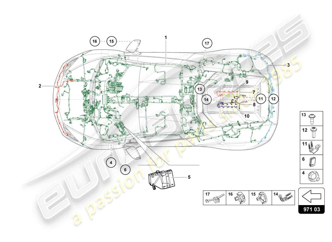 lamborghini 2022 (sto) wiring center part diagram