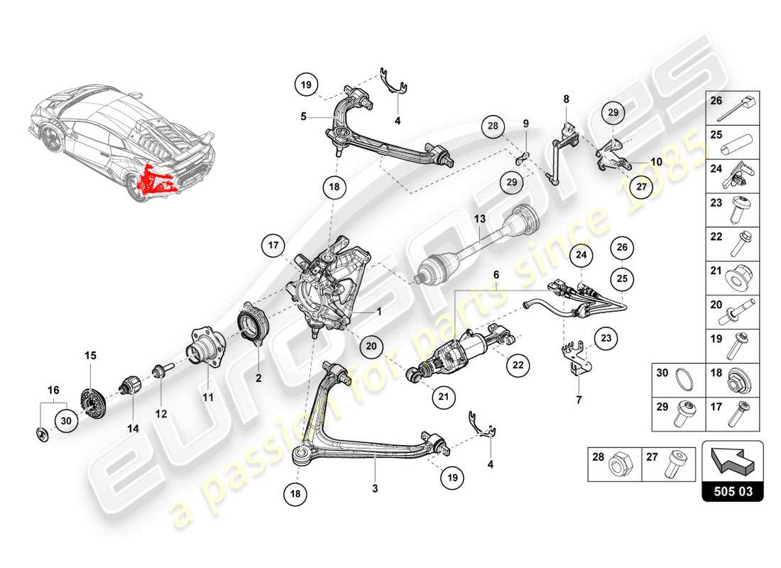 lamborghini 2021 (sto) guide part diagram
