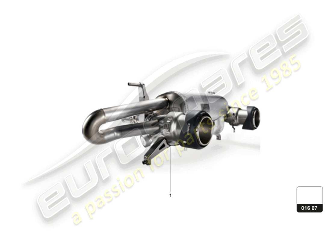 lamborghini accessories (sto) sports exhaust system (compl.) part diagram