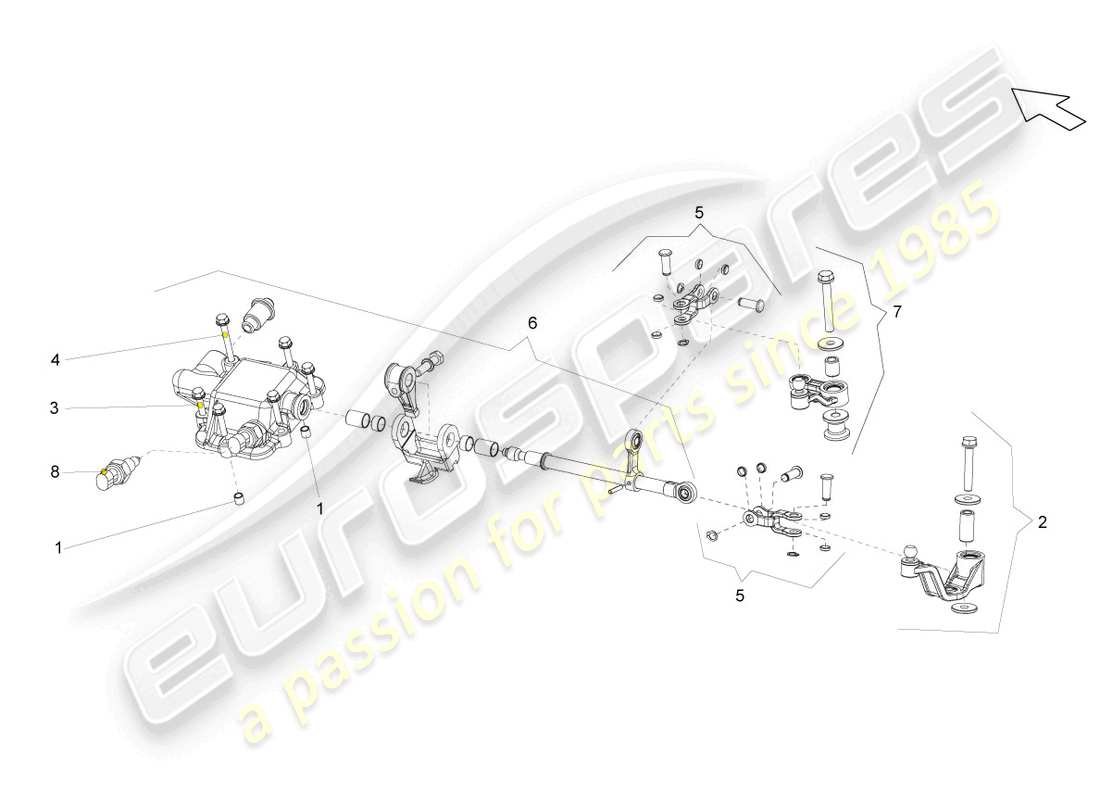 lamborghini gallardo coupe (2007) switch unit part diagram