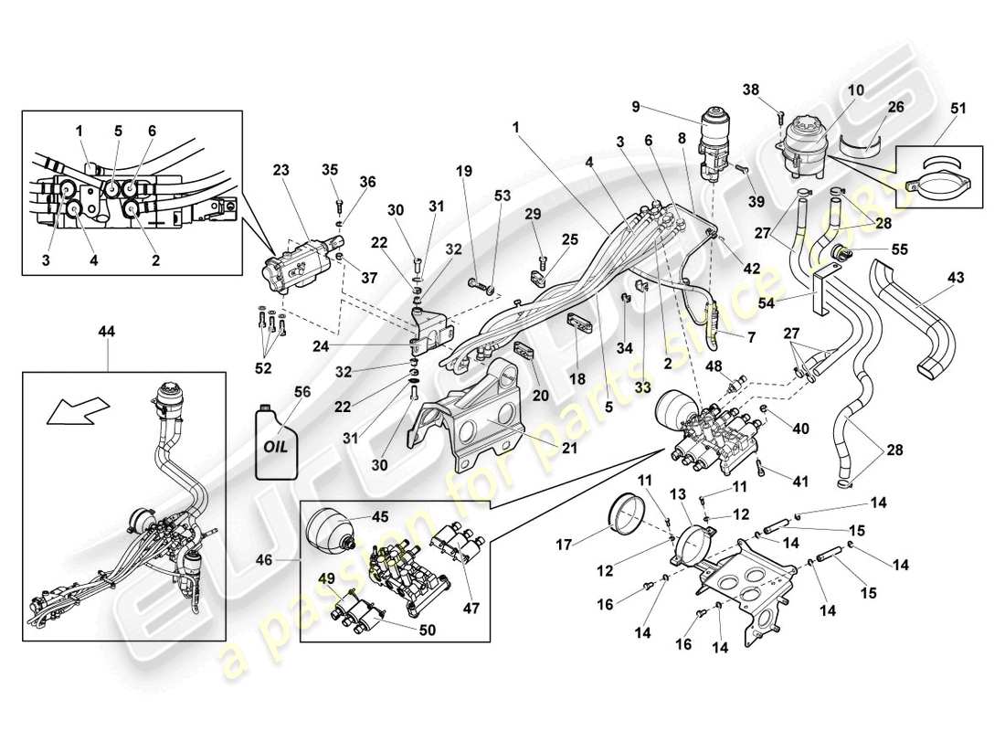 lamborghini reventon roadster gear selector part diagram