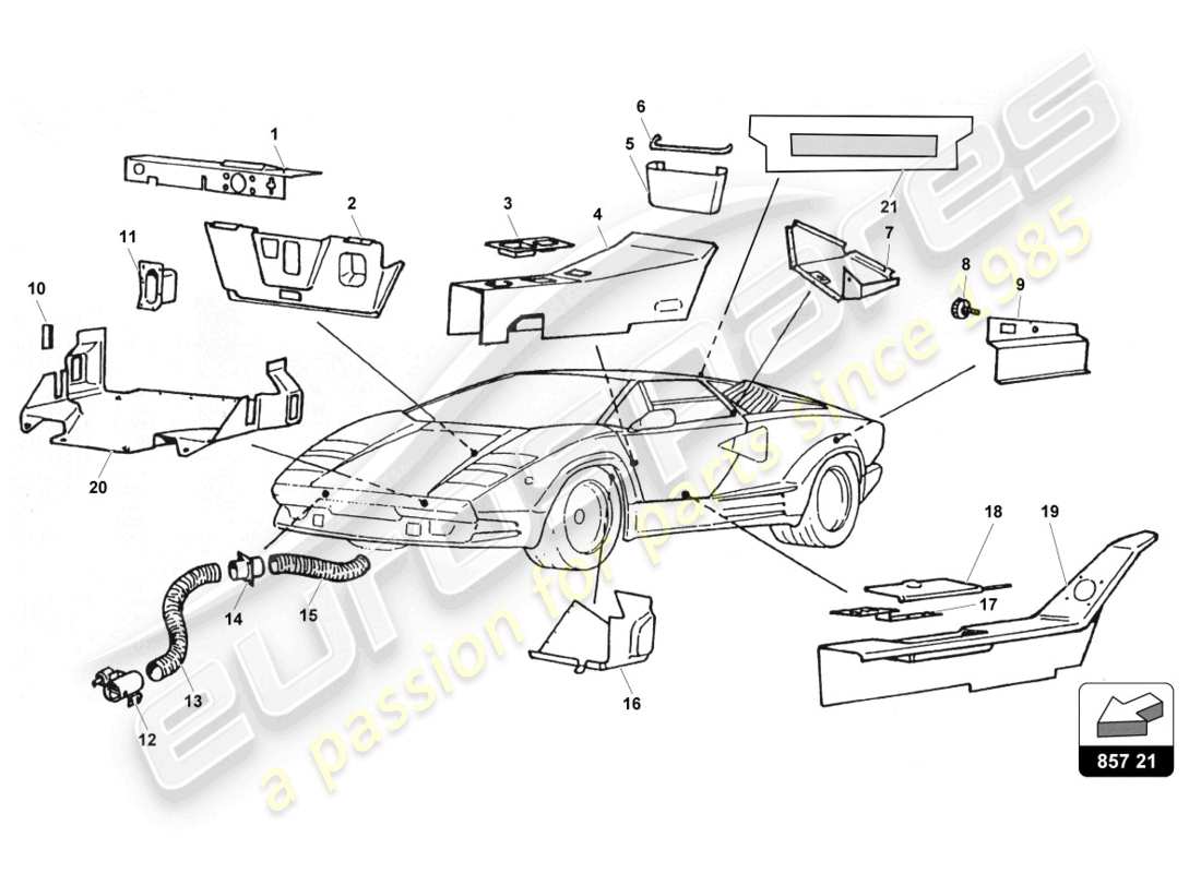 part diagram containing part number 007011344