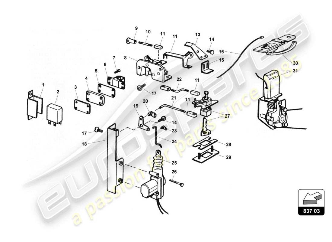 part diagram containing part number 007021256