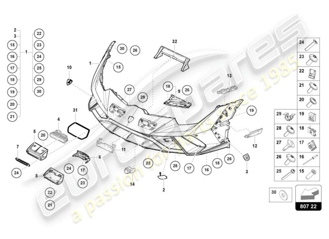 part diagram containing part number 4t0807152gru