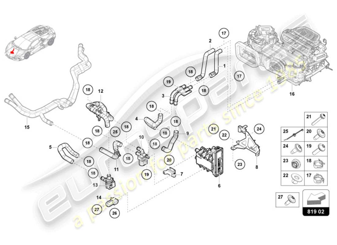 part diagram containing part number n90687001