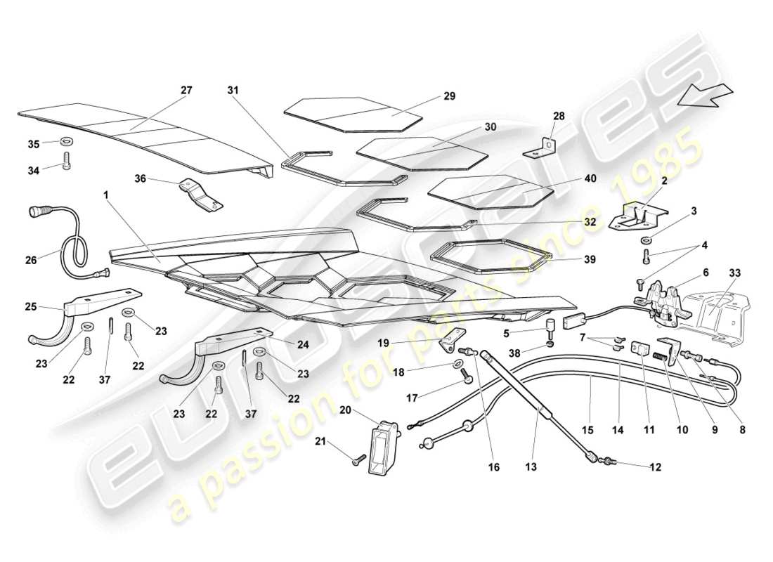 part diagram containing part number 429827632c