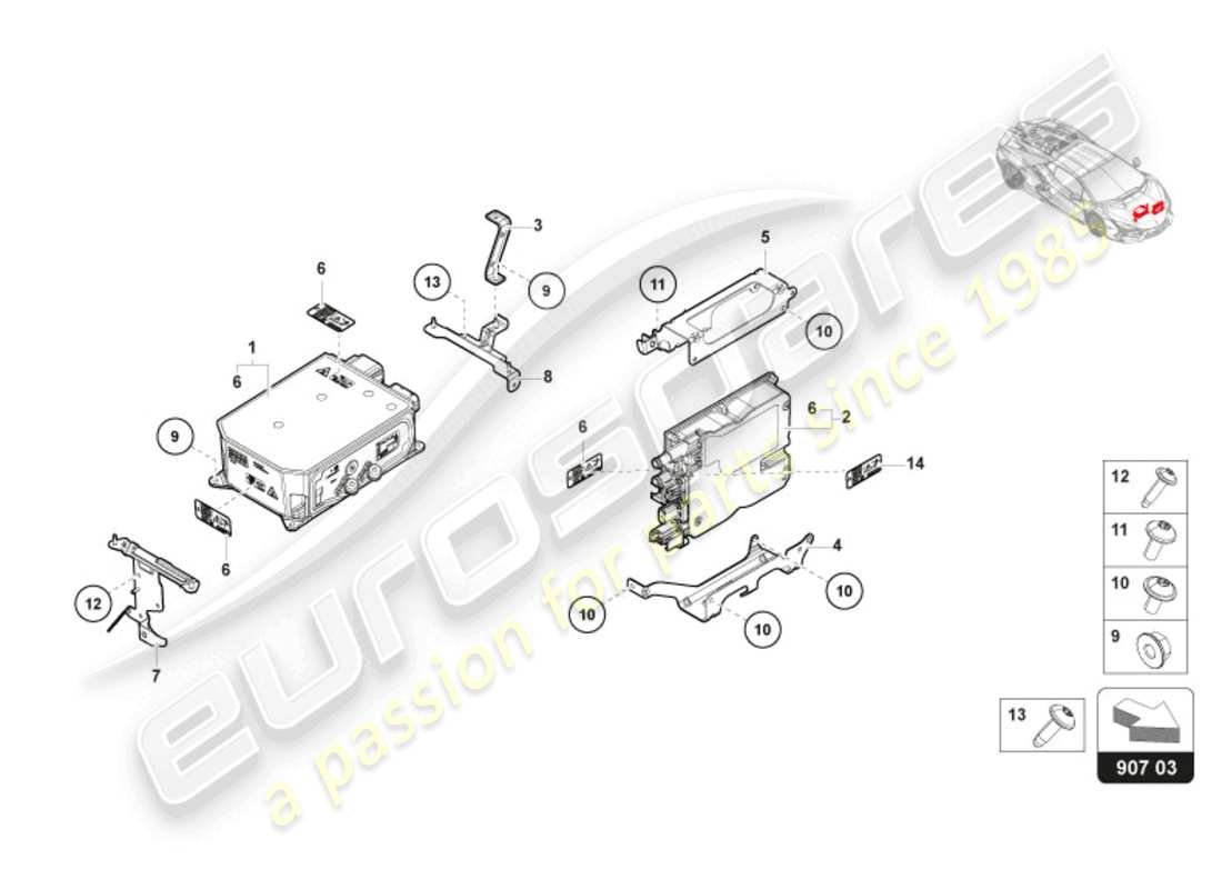 part diagram containing part number n90737107