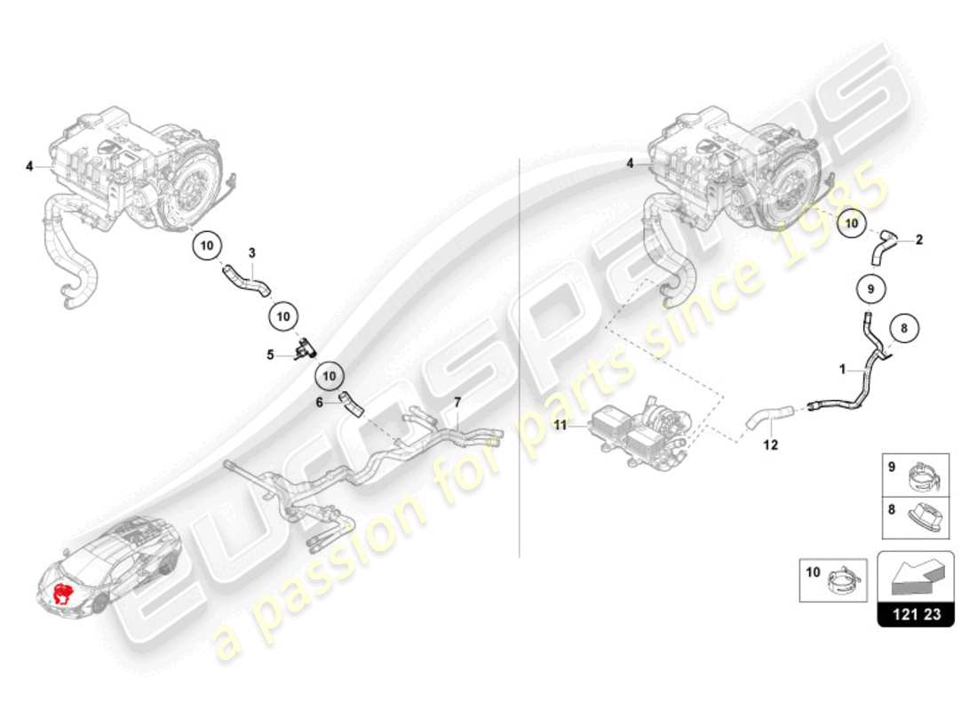 part diagram containing part number 47b122051b