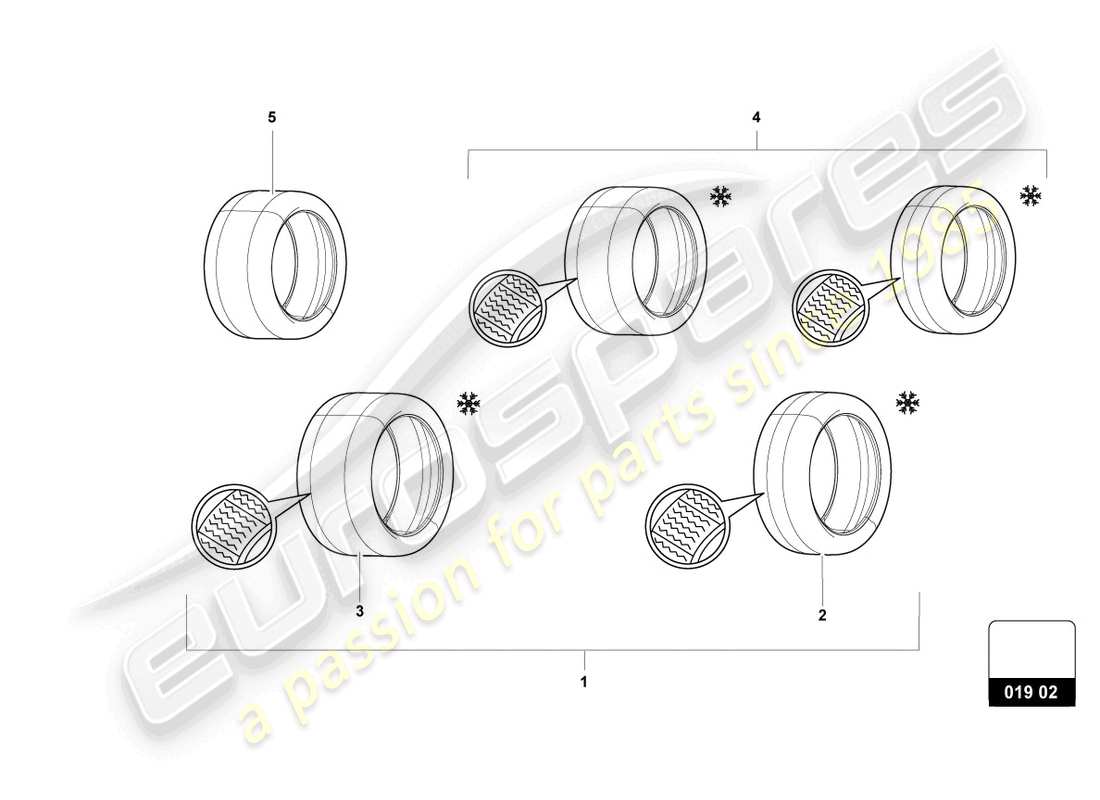 a part diagram from the Lamborghini Urus S (Accessories) parts catalogue