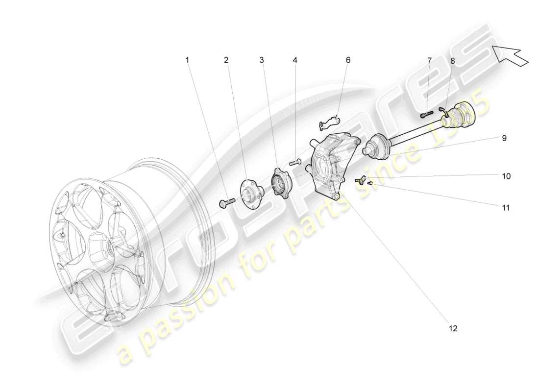 part diagram containing part number 4e0927803a