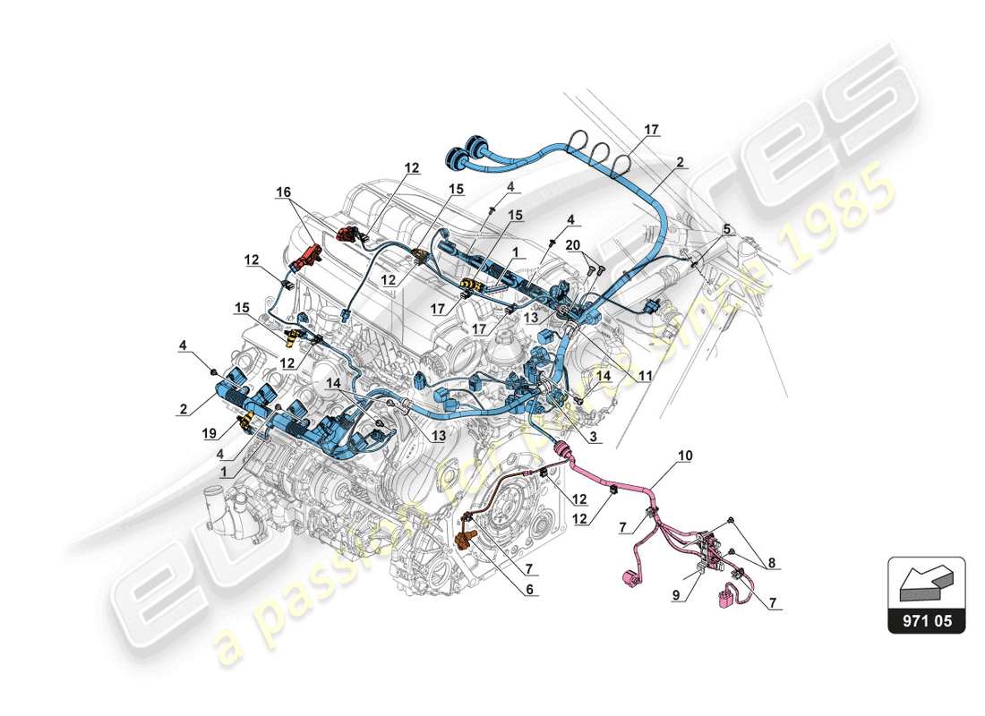 part diagram containing part number n10464802