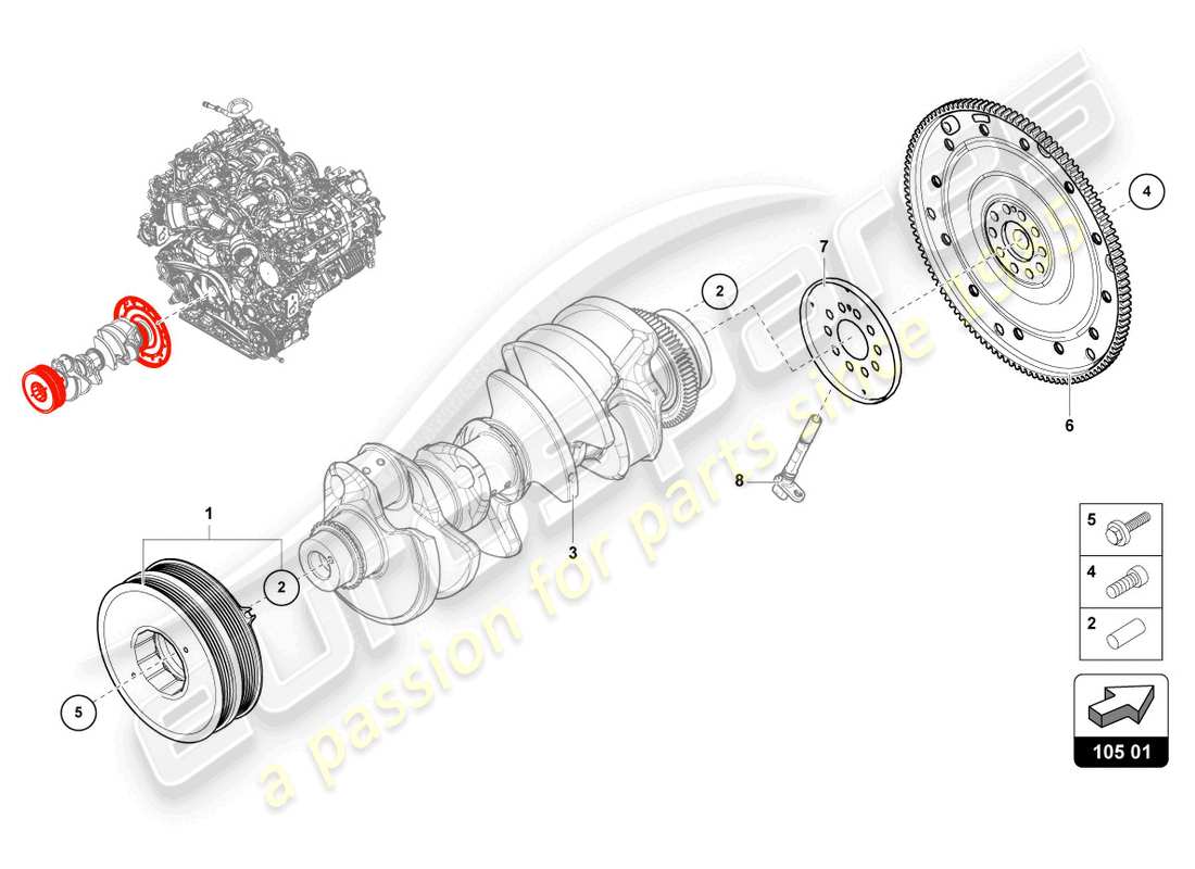 part diagram containing part number n90665101