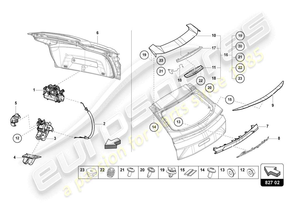 part diagram containing part number wht002258