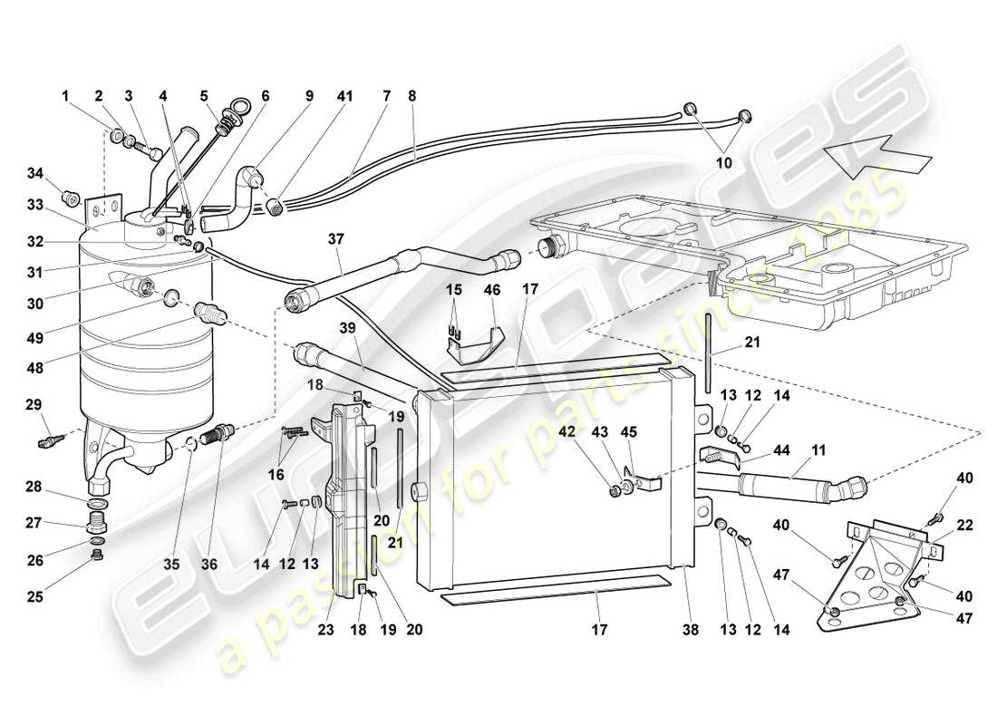 part diagram containing part number 07m115278e