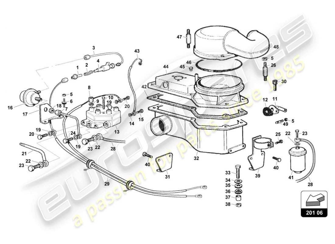 part diagram containing part number 001323118