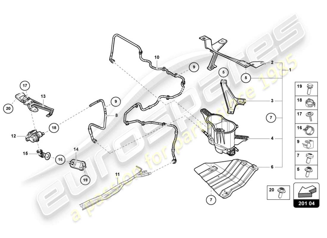 part diagram containing part number n10354503