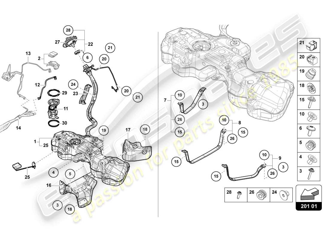 part diagram containing part number 4m0919087bm