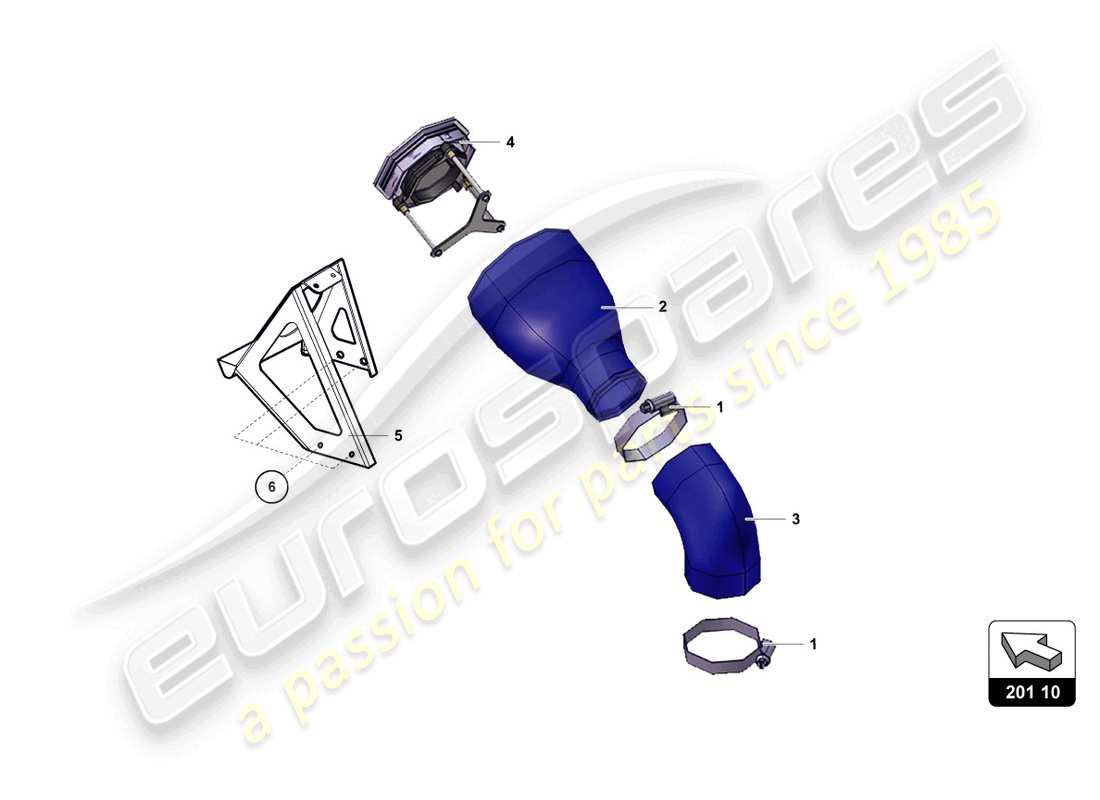 lamborghini 2022 (super trofeo evo 2) refuelling part diagram