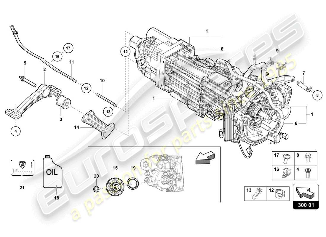 lamborghini countach lpi 800-4 (2022) 7 parts diagram