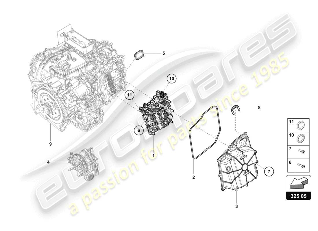 lamborghini 2024 (tecnica) mechatronic with software part diagram