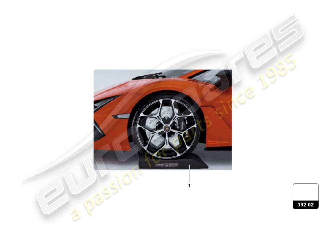 lamborghini revuelto coupe (accessories) impact cushion parts diagram