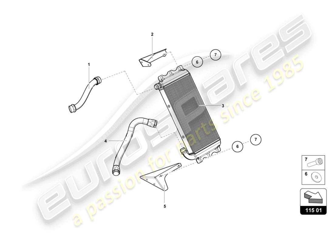 lamborghini 2022 (super trofeo evo 2) gearbox oil system part diagram