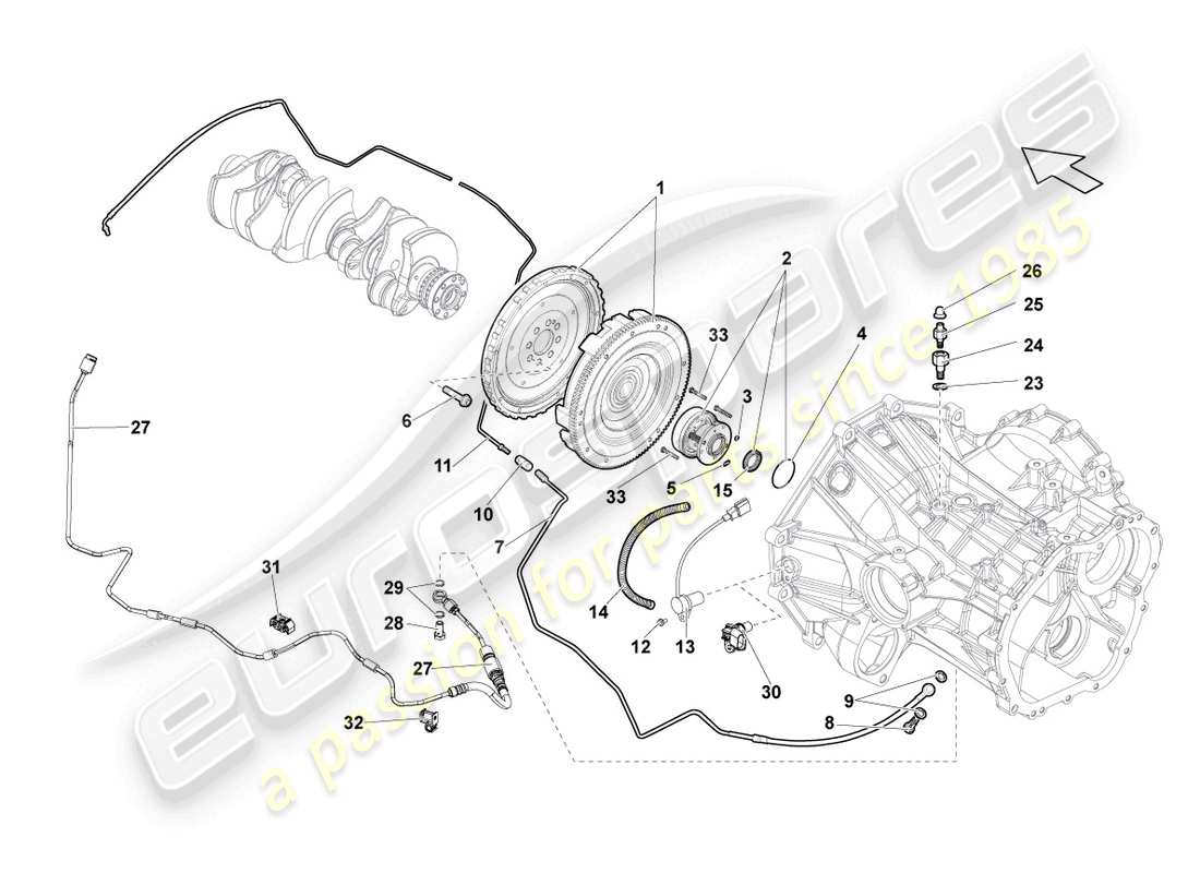 lamborghini lp560-4 coupe (2010) coupling part diagram