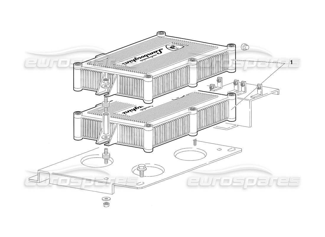 lamborghini diablo sv (1997) eletronic injection units (valid for south africa - rh d. - march 1997) part diagram