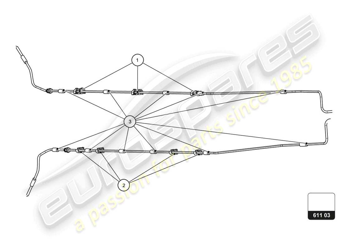 lamborghini 2022 (super trofeo evo 2) brake system part diagram