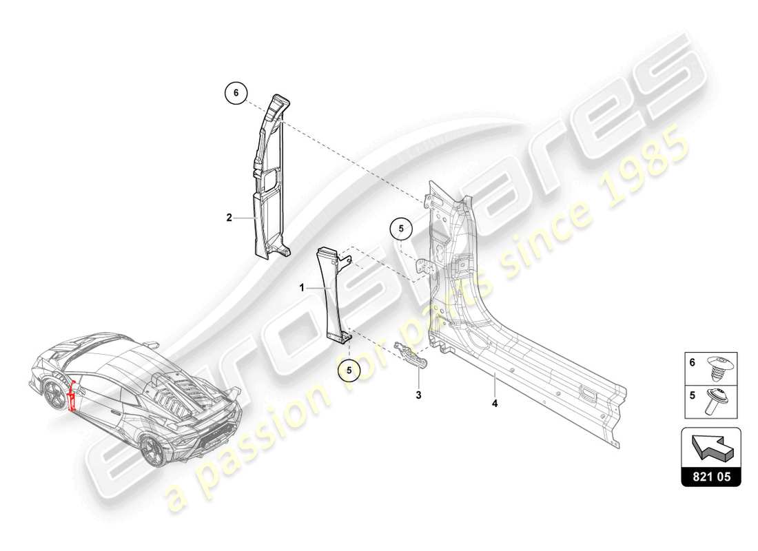 lamborghini 2023 (sto) wing front part diagram